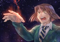  bad_id brown_eyes command_spell fate/zero fate_(series) green_eyes male necktie night night_sky sky solo waver_velvet xm3bp6 
