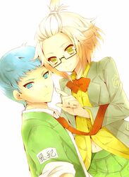  glasses hubert_ozwell pascal school_uniform sumomo_(peach-breath) tales_of_(series) tales_of_graces 