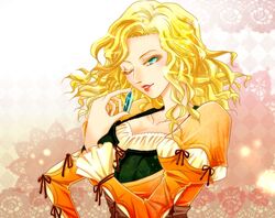  crystal dragon's_dogma dragon's_dogma lipstick madeleine_(dragon's_dogma) madeleine_(dragon's_dogma) makeup wink 