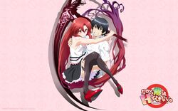  cover dakara_boku_wa_h_ga_dekinai lisara_restall red red_eyes red_hair redhead weapon 