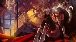  clock dark evil sword weapon 