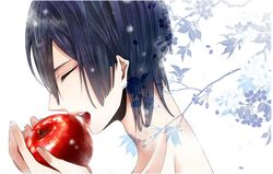  apple blue_hair hijirikawa_masato jpeg_artifacts 