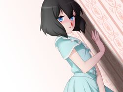  blood blue_eyes dress houshou_yuzurina kono_naka_ni_hitori_imouto_ga_iru! loup-garou nosebleed 