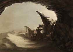  absurdres desert dessert food highres landscape mountain no_humans original rapt_(47256) sand sky 