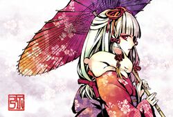  japanese_clothes kimono minami_seira original tagme 