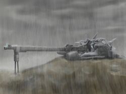  gun mecha muvluv muvluv_alternative rain rifle weapon 