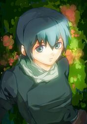  androgynous crossdressing formal green_eyes green_hair kanami_(koikoi_ko) kino kino_no_tabi reverse_trap short_hair suit 