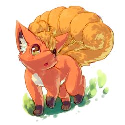  mizuki_kotora no_humans pokemon solo vulpix 