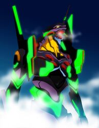  eva_01 highres hosaka_dx mecha neon_genesis_evangelion no_humans solo 