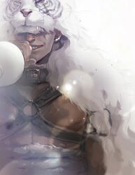  animal_skin drink male mooooong one_piece roronoa_zoro scar solo 