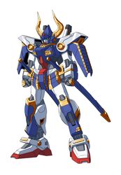  gundam gundam_mk_ii gundam_musou horns mecha musha_gundam_mk_ii no_humans simple_background solo sukekiyo56 sword weapon zeta_gundam 