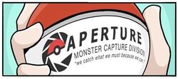  crossover holding logo poke_ball pokemon portal portal_2 