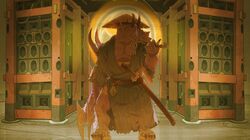  highres katana monster no_humans pipe sword tomioka_jirou weapon 