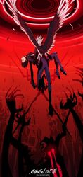 2boys carrying evangelion:_3.0_you_can_(not)_redo highres ikari_shinji multiple_boys nagisa_kaworu neon_genesis_evangelion plugsuit princess_carry rebuild_of_evangelion wings yotakano 