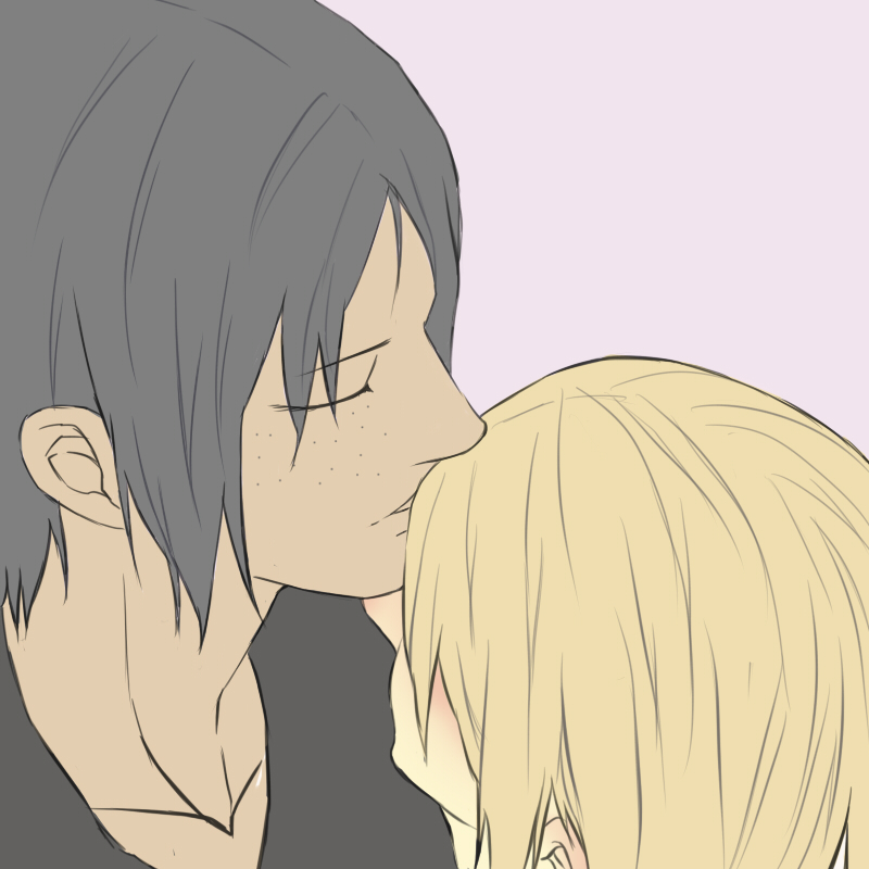 2girls atherson christa_renz close-up closed_eyes face kiss multiple_girls shingeki_no_kyojin ymir_(shingeki_no_kyojin)