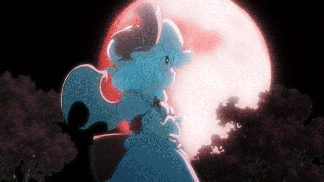 animated animated_gif bat_wings gif remilia_scarlet touhou touhou_anime_project wings