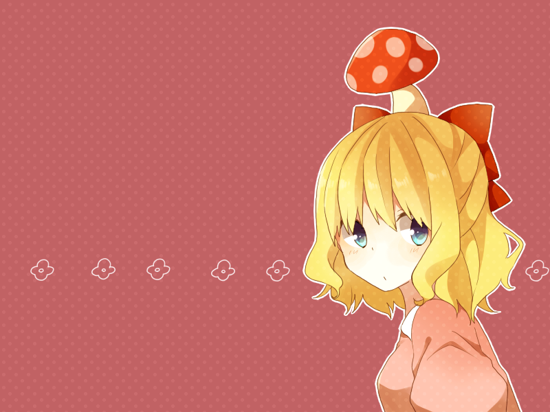 blonde_hair blue_eyes mother_(game) mother_2 mushroom nintendo paula_polestar ribbon