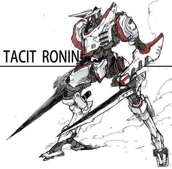 arm_blade ichitomo mecha no_humans pacific_rim sketch tacit_ronin weapon