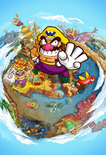 bandinero coin diamond nintendo pipe ruins submarine temple tent train treasure_chest volcano wario wario_land