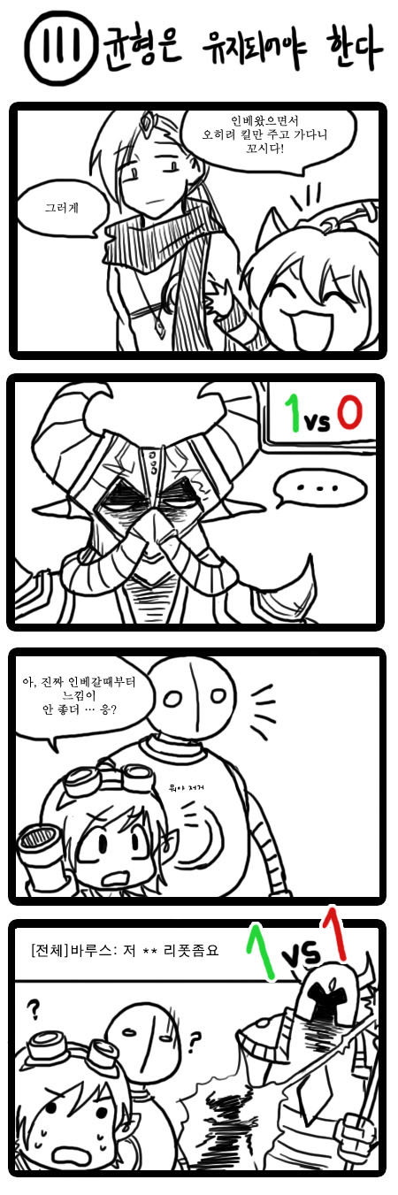 comic green_dew greyscale highres korean league_of_legends monochrome translated
