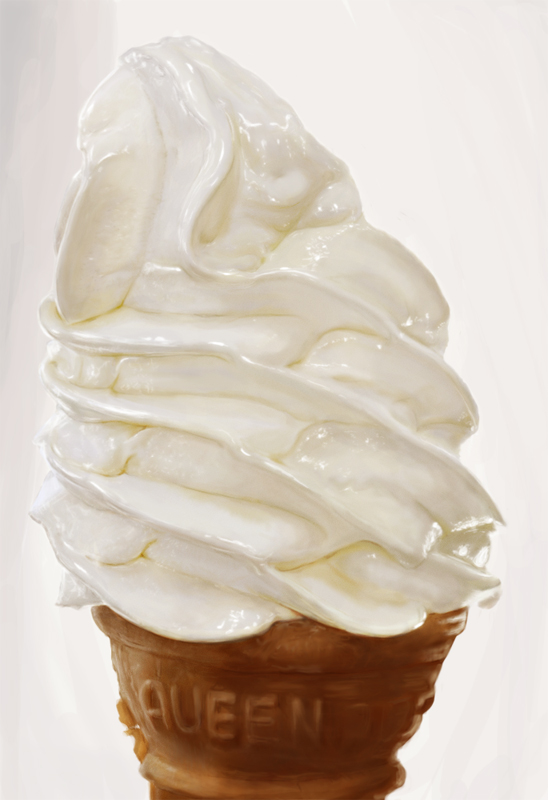 food humohumoelmo ice_cream no_humans photorealistic