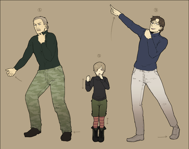 dance glasses gobeur metal_gear_solid old_snake otacon solid_snake striped_socks sunny_gurlukovich