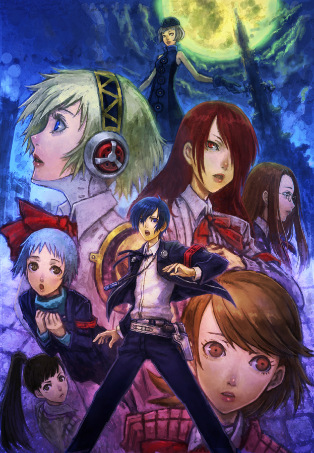 android arisato_minato black_hair blonde_hair blue_eyes blue_hair brown_eyes brown_hair docoi elizabeth elizabeth_(persona) fushimi_chihiro hair_over_one_eye harem iwasaki_rio kirijou_mitsuru long_hair persona persona_3 persona_3_portable ponytail red_eyes short_hair tartarus yamagishi_fuuka