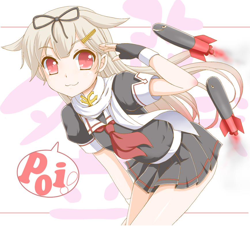 blonde_hair flipper kantai_collection looking_at_viewer yuudachi_(kantai_collection)