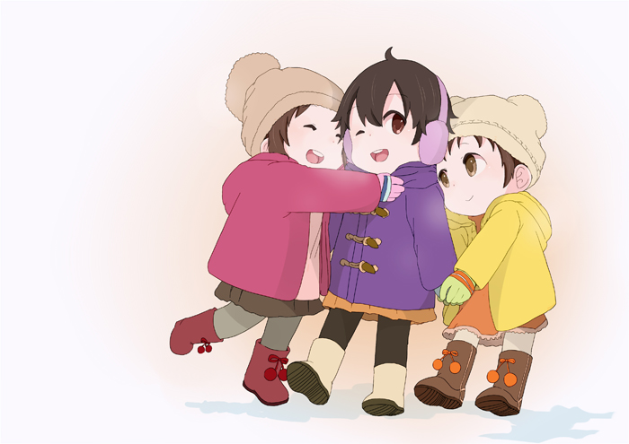 3girls child hirasawa_ui hirasawa_yui k-on! manabe_nodoka multiple_girls tagme younger