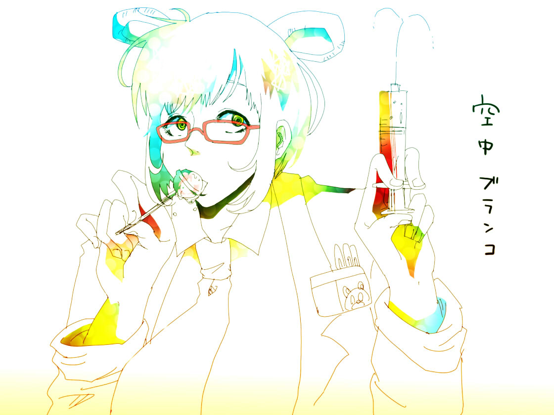 androgynous doctor glasses irabu_ichirou lollipop male syringe trapeze