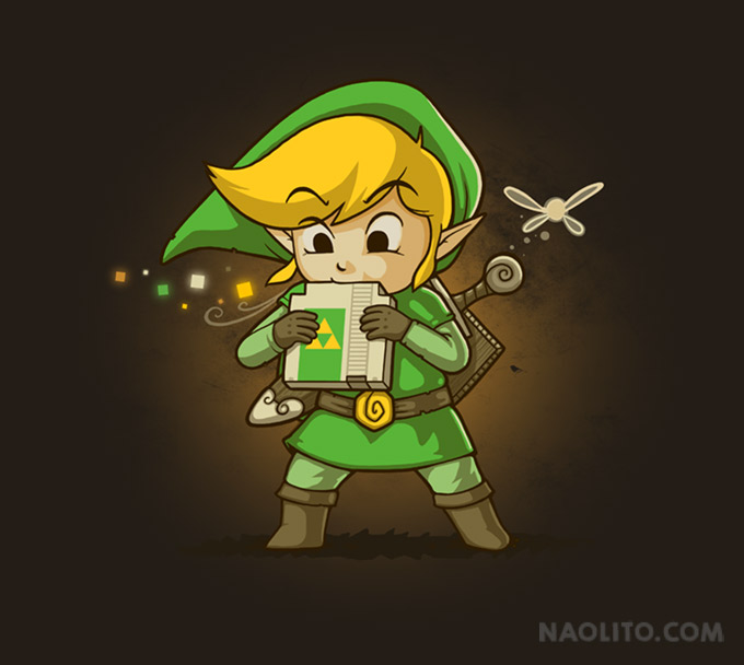 1boy blonde_hair fairy game_cartridge gloves link nacho_diaz nes nintendo over_shoulder pointy_ears shield solo sword sword_over_shoulder the_legend_of_zelda toon_link triforce tunic weapon weapon_over_shoulder