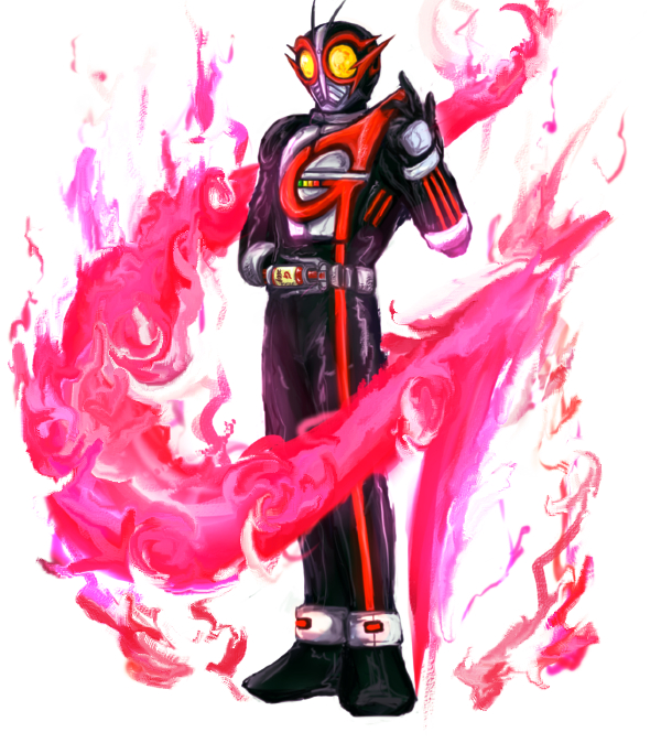 flames g kamen_rider kamen_rider_g pose