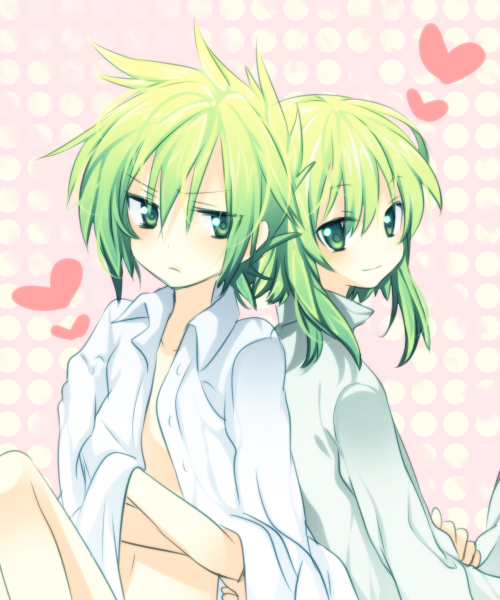 androgynous green_eyes green_hair heart ion male multiple_boys riichu smile sync tales_of_(series) tales_of_the_abyss