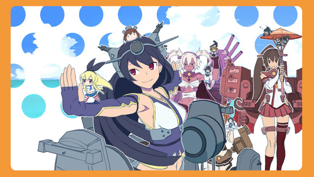 akatsuki_(kantai_collection) anchor animated animated_gif arms_up asymmetrical_legwear bare_shoulders beltskirt blush_stickers bubble_background budget_sarashi cannon caplet carrying_overhead closed_eyes clouds cloudy_sky collar detached_sleeves fingerless_gloves fubuki_(kantai_collection) gloves hairband hat hatsuyuki_(kantai_collection) headgear hibiki_(kantai_collection) ikazuchi_(kantai_collection) inazuma_(kantai_collection) kaku_choushi kantai_collection long_hair looking_at_viewer lying machinery miyuki_(kantai_collection) musashi_(kantai_collection) musical_note mutsu_(kantai_collection) nagato_(kantai_collection) ocean on_head on_stomach outstretched_arms ponytail running sarashi shimakaze_(kantai_collection) shirayuki_(kantai_collection) skirt sky sleeping sleeveless sparkle spinning spoken_musical_note suzukaze_(kantai_collection) swaying torpedo turret two_side_up umbrella vambraces yamato_(kantai_collection) yukikaze_(kantai_collection) zzz