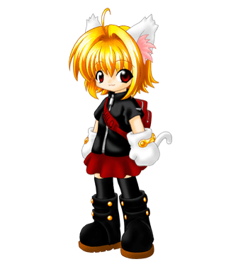 :3 ahoge animated blonde_hair boots flat_chest gif gloves knee_high_boots loli nekomimi red_eyes short_hair skirt thigh_highs