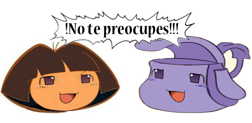 1girl backpack backpack_(dora_the_explorer) crossover dora_marquez dora_the_explorer nickelodeon parody spanish tagme touhou what yukkuri_shiteitte_ne