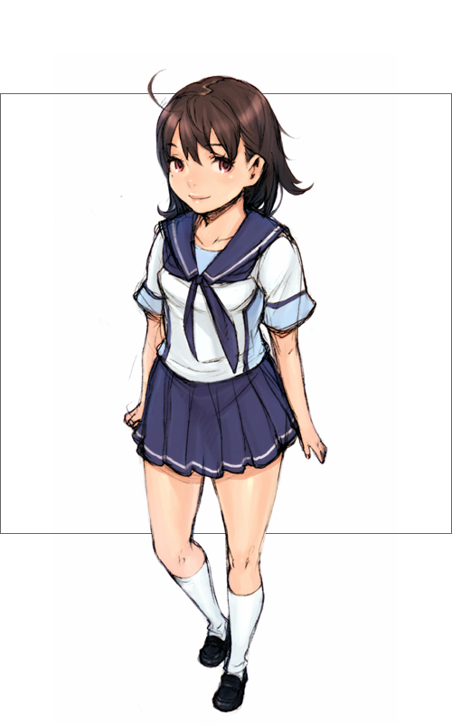 love_plus school_uniform serafuku shiohara_shin'ichi shiohara_shinichi skirt socks