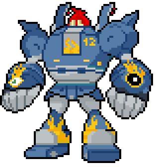 crossover golurk lowres megas_xlr no_humans pokemon pokemon_(creature) sprite_art