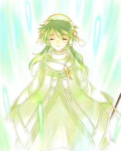 androgynous closed_eyes green_hair hair_tubes haku_(laterna_magica) ion lowres male solo tales_of_(series) tales_of_the_abyss