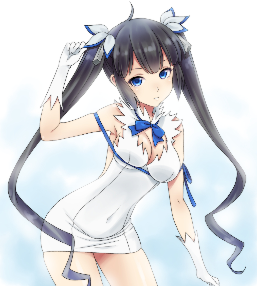 1girl asami_(undoundo) dungeon_ni_deai_wo_motomeru_no_wa_machigatteiru_darou_ka hestia_(danmachi) solo