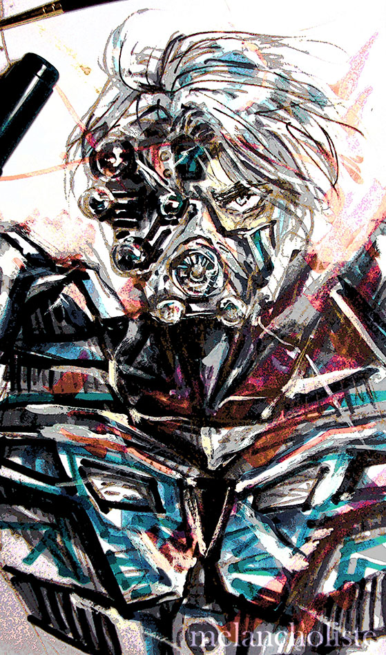 armor bionicle kopaka lego mask melancholiste scope white_hair