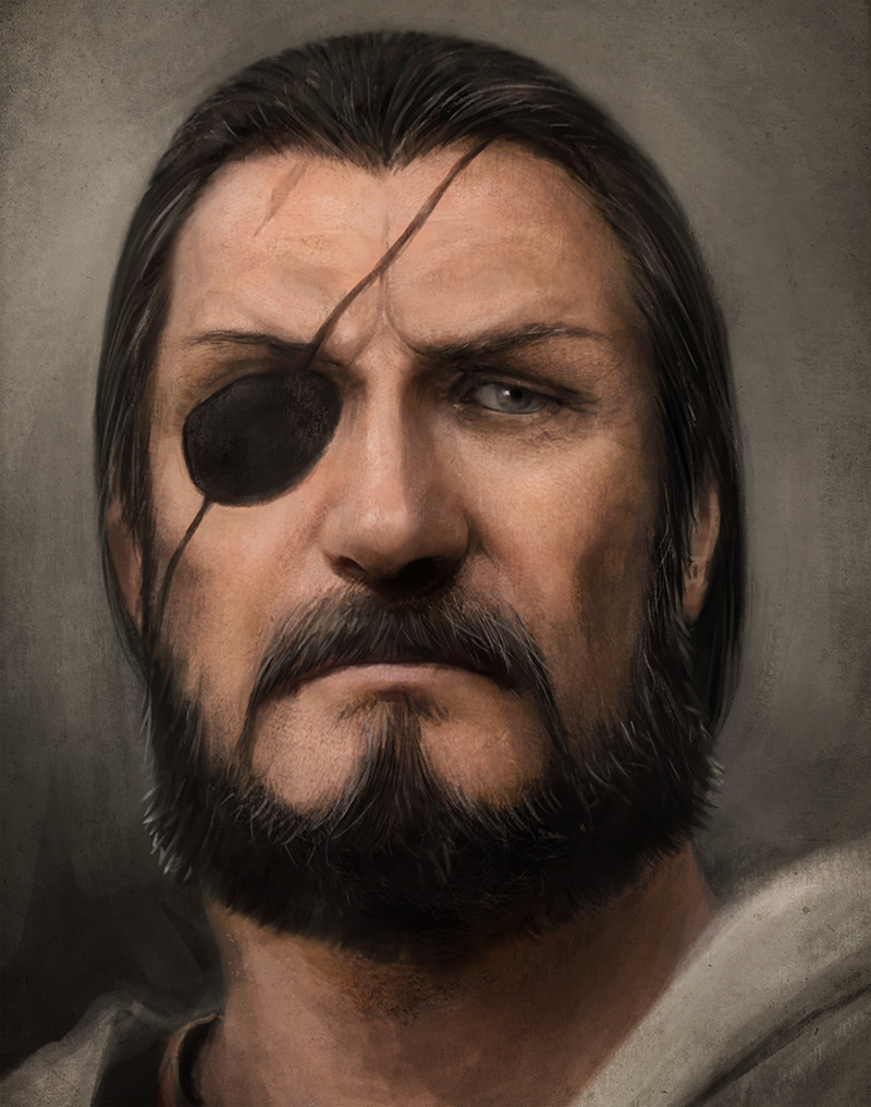 1boy beard black_hair eyepatch facial_hair historie philip_ii_of_macedon_(historie) short_hair tkjuly