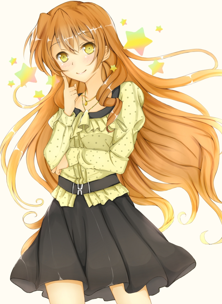 1girl brown_eyes brown_hair female golden_time kaga_kouko long_hair matsurika_(j297021302) solo standing