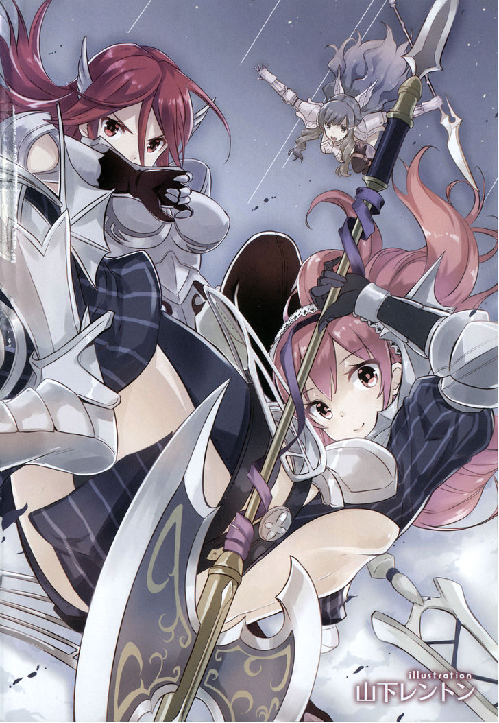 3girls armor artist_request axe breastplate bridal_gauntlets brown_hair female fire_emblem fire_emblem:_kakusei hair_ornament hairband lance long_hair looking_at_viewer multiple_girls pegasus_knight pink_hair polearm red_eyes redhead serge_(fire_emblem) smile source_request sumia thigh-highs cordelia_(fire_emblem) wavy_hair weapon winged_hair_ornament