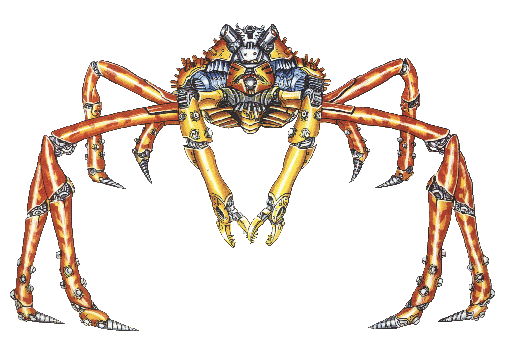 battleship crab darius darius_gaiden hysteric_empress mecha robot ship