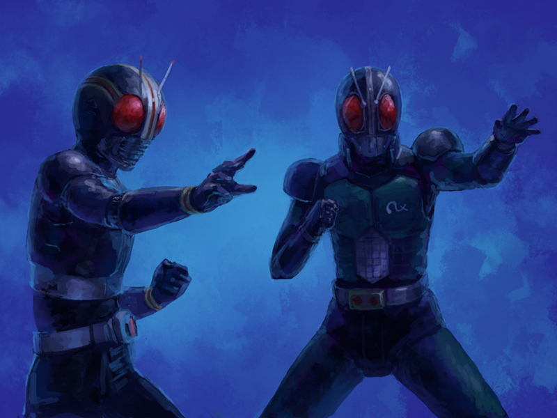 antenna belt kamen_rider kamen_rider_black kamen_rider_black_(series) kamen_rider_black_rx kamen_rider_black_rx_(series) time_paradox yutori_(clockwork_chicken)