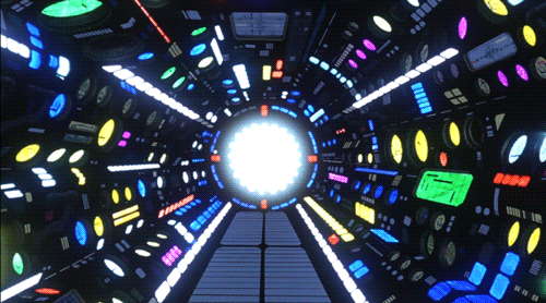 70s animated animated_gif cockpit dial ginga_tetsudou_999 lights lowres oldschool science_fiction screencap space_craft spacecraft_interior switch train