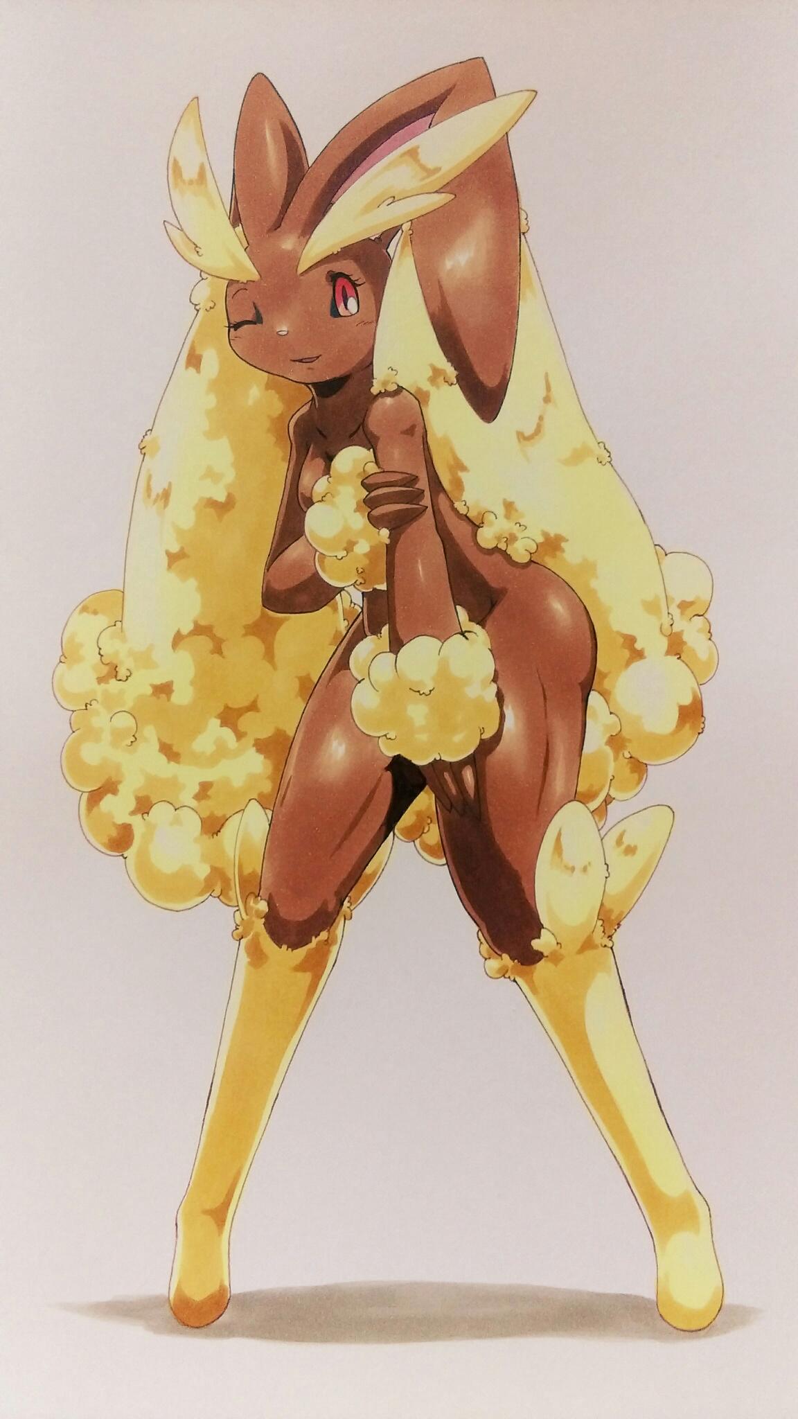 025aki highres lopunny no_humans pokemon pokemon_(creature) solo