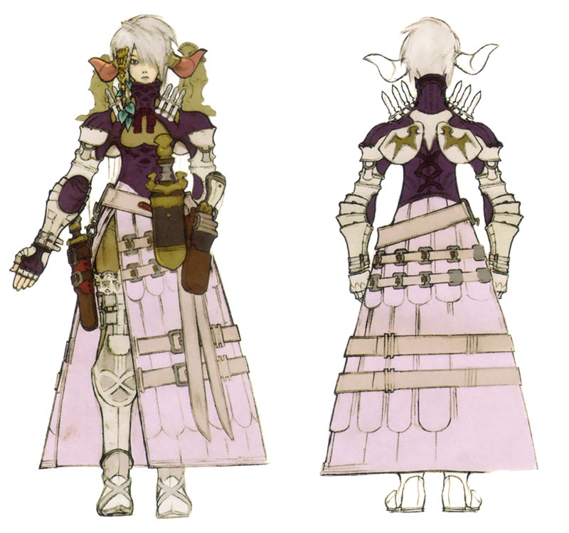 archaic_sealed_heat armor ash_(game) concept_art hideo_minaba horns jeekawen sword