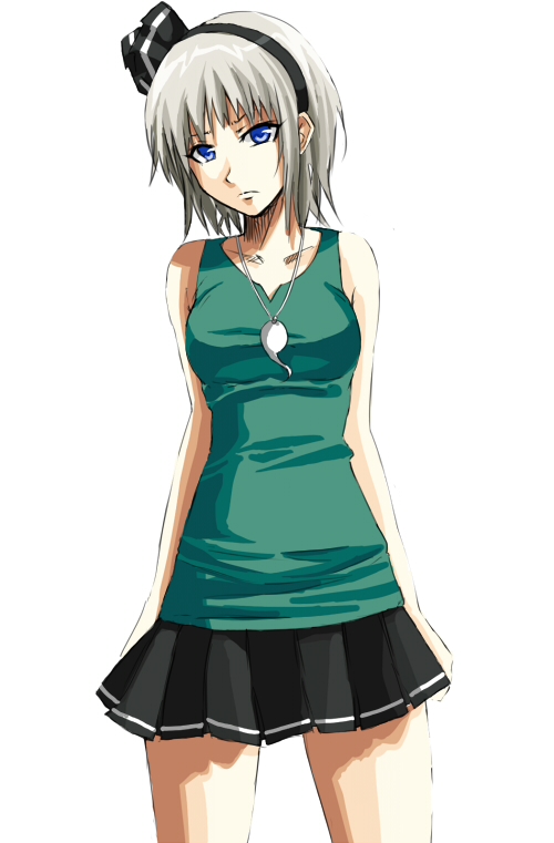 alternate_costume bokuden casual contemporary hitodama konpaku_youmu konpaku_youmu_(ghost) solo touhou